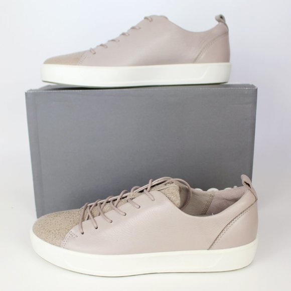 NEW ECCO Soft 8 Comfort Leather Sneaker - Picture 1 of 16